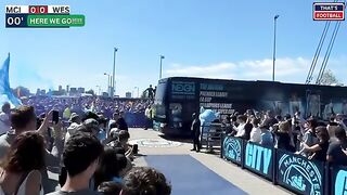 Man City vs West Ham (3-1) Extended HIGHLIGHTS City Fans Pitch Invasion & GOALS!.