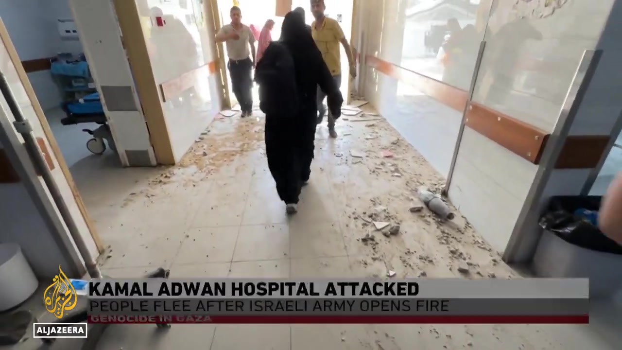 Kamal Adwan Hospital Attacked_ People Flee After Israeli Army Opens ...