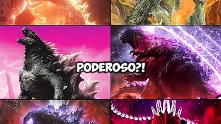 TODAS AS VERSÕES MAIS FORTE DO GODZILA