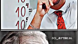 Einstein shocked sigma maths teacher rock