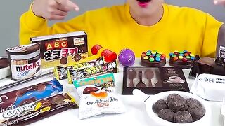 Kue Es Krim Magnum Susu Coklat Nutella Mukbang DONA