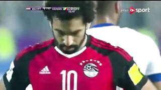 Seconds of Mohamed Salah's penalty kick that brought Egypt to the World Cup