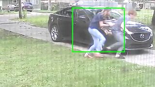 A car hijacking in west Jackson