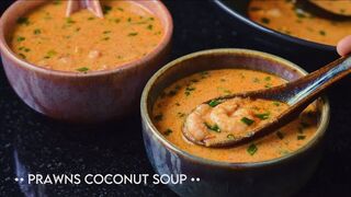 Prawn Coconut Soup_ Thai Prawn Soup_ Thai Coconut Soup _ Prawns Recipes _ Soup Recipes