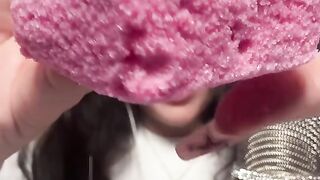 Crystal edible asmr eating sounds #trending#satisfying#shorts