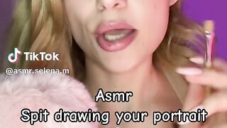 Spit painting you role play #satisfying#trending