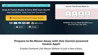 AI Fusion Buddy Review - Create Graphics, Articles, Websites & More