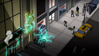 The Spectacular Spider-Man (2008) - Spider-Man Meets Electro Scene (S1E2).
