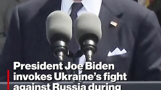 Biden links Ukraine’s fight against ‘tyranny’