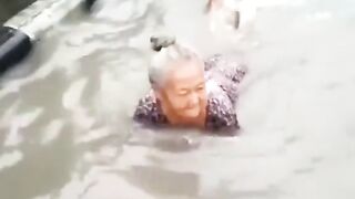 Flood While swimming