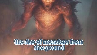 the rise of monsters from the ground