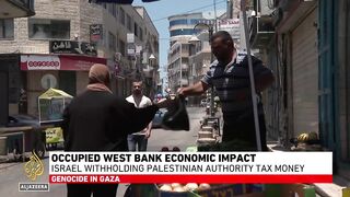 Occupied West Bank_ Israel withholding Palestinian Authority tax money.