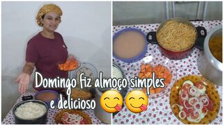 MANHA COMIGO FIZ ALMOÇO DELICIOSO ???? TUDO NO CAPRICHO