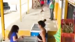 Ice Cream Owner Lady Saves Little Girl