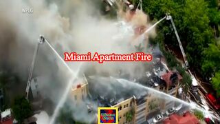 Miami apartment fire forces evacuations