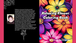 Relaxing Flower Coloring Book For Adults