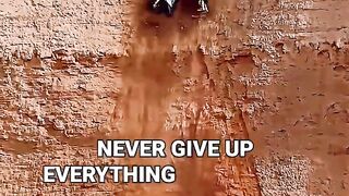 Never give up 33