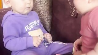 a funny baby scene