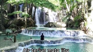 Air Terjun Mata Jitu berundak dan Memiliki 7 Kolam