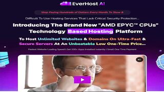 EverHost AI Review - Host Unlimited Sites, Domains & Secure Servers