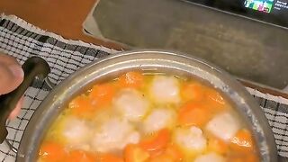 Potato and carrot soup