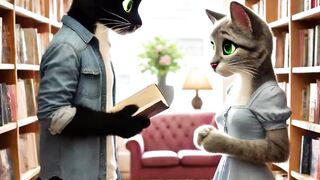 cats romentic love story/Whiskers & Woofers: A Tail of Two Hearts#viral#trending