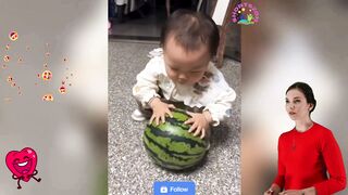 हंसी रोक नहीं पाओगे.. Funny baby videos compilation cute moments _ Funny reaction Cutest babies happy smile, laugh