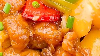 MEAT IN SWEET AND SOUR SAUCE