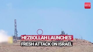Hezbollah’s Hellfire Blazes Israel, Missile Sirens Blare Across Kiryat Shmona, Bush Fires Erupt.