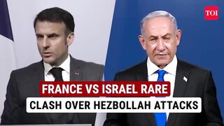 'Won't Be Partners'_ Ugly Israel Vs France Clash; Macron Branded 'Pro-Hamas' Amid Hezbollah Fire.