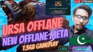 Ursa Offlane New Meta Dota2 7.36b Gameplay Live Stream Highlight | Offlane New Meta 7.36b Game