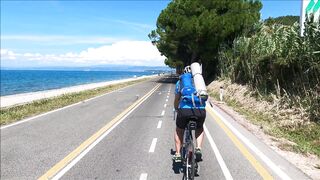 Sport de vélo en plein nature