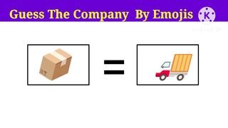 Guess quiz company name from emoji????????????