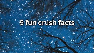 5 fun crush facts ???????? #crush #facts #shorts