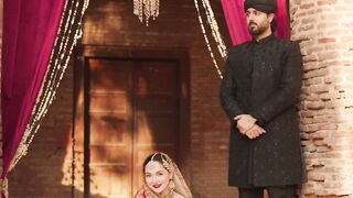 Hania amir and zaviyar nauman photoshoot for maha wajahat khan