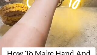 How To Make Hand and Foot Whitening Scrub