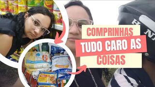 VOLG DESAFIO DE FAZE UMAS COMPRINHAS COM 300 REAIS PARA 6 PESSOAS GRAÇA SA DEUS DE CERTO AS COISAS TA MUITO CARO