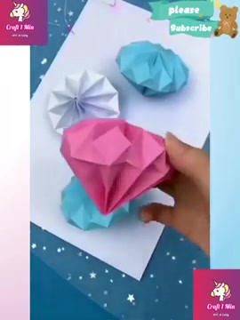 How to Make a Paper Diamond Simple Way by Craft 1 Min on Febspot