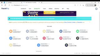 Earn free in faucet wallet