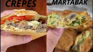 Crepes and Martabak in Indonesia 2 Dollar