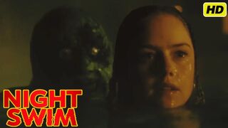 Night Swim (2024) A Terrifying Water Creature Is Revealed In James Wan | New Horror Movie Review