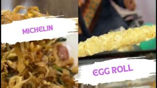 Food Michelin and Egg Roll In Indonesia
