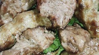 كفته وكباب مشوى Kofta and grilled kebab