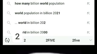 World population and Google download