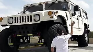 This giant hummer is bigger than my apartment