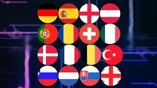 List of teams that have qualified for the Euro 2024 Round of 16.