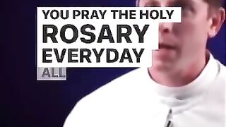 I am proud to pray the rosary