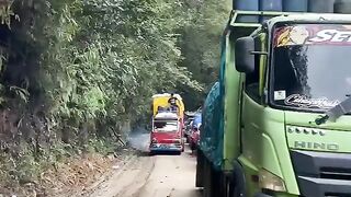 Truck drivers test their courage and skills