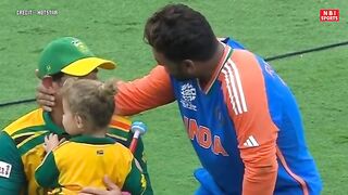 Virat Kohli and Rishabh Pant heart winning gesture for crying South Africa Players in Final Match