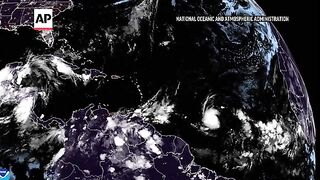 Beryl strengthens into a hurricane in the Atlantic, forecast to become a major storm